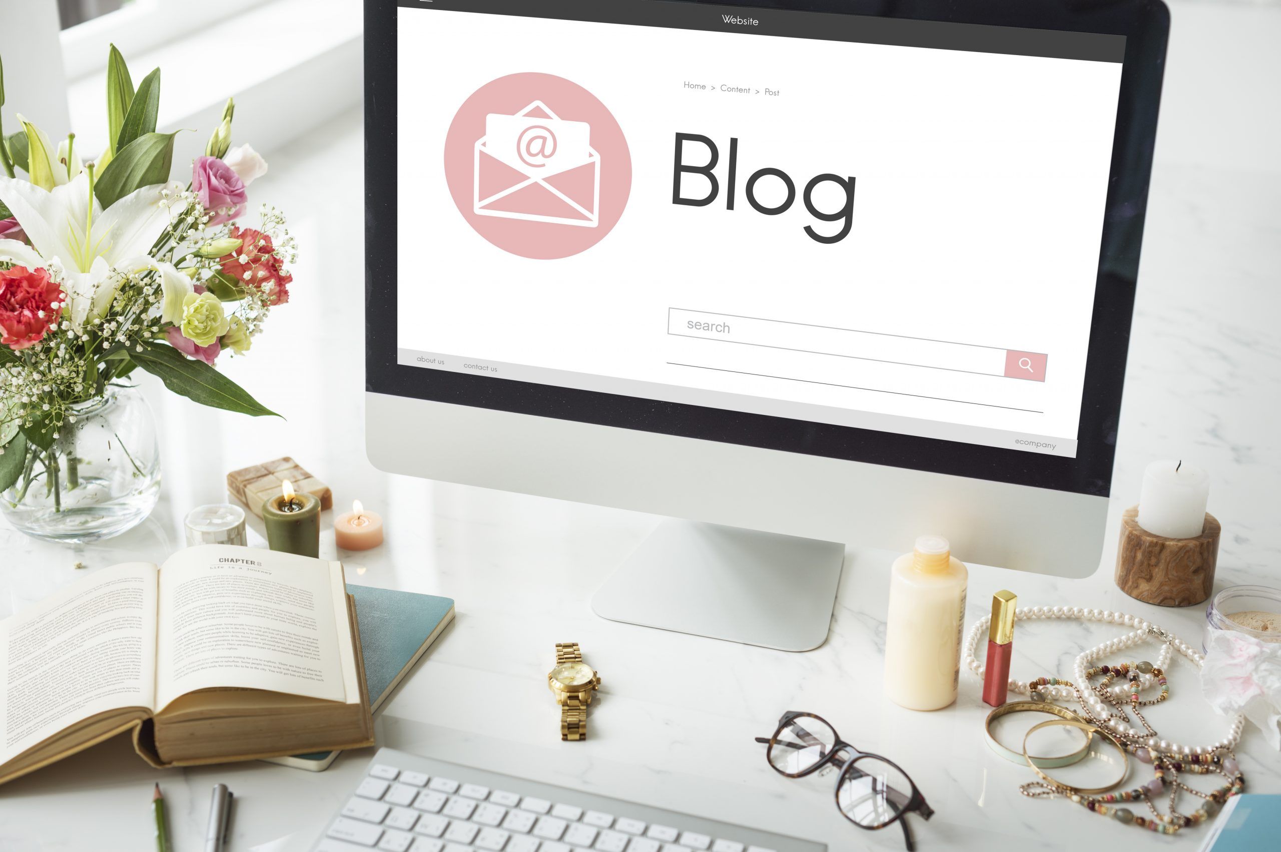 cuántas palabras tiene un artículo de blog